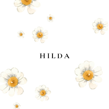 Bordkort - Hilda Konfirmation Bordkort